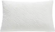 Enther Shredded Memory Foam Bed Pillow, Adjustable Loft, Bamboo Cover, King (Pack of 1), Creamy White