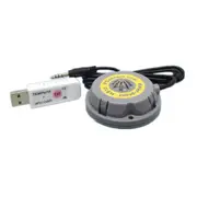 USB Waterproof PC Thermometer for Computer Room / Weather / Environment / Special Environment Temperature Test(White)