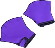 1 Pair Warm Gloves Fishing Gloves Webbed Gloves Webbed Paddle Glove Gloves for Swimming Purple Half Gloves for Swimming Swim Webbed Gloves Swim Gloves Duck Feet Swimming Equipment