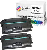 2 Pack Compatible Toner Cartridge Replacement for HP Q7570A 70A (15,000 Pages) for HP Laserjet M5025 MFP M5035 MFP M5035x MFP M5035xs MFP