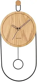 Karlsson Wall Clock 'Swing Pendulum' LIGHT WOOD - (KA5892WD)