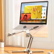 Foldable Laptop Stand 360°Rotation Notebook Table Aluminum Alloy Holder