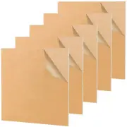 JEUIHAU 5 Pack 12 X 12 Inch Clear Acrylic Sheet, 1/4 Inch Thick Clear Plexiglass