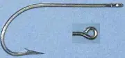 Mustad 34081 # 2/0 100Ct Large Ring Oshaughnessy Hook
