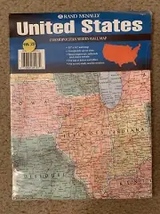 Rand McNally United States Cosmopolitan Wall Maps 52”x 34”