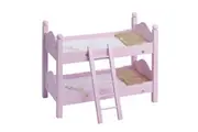 Olivia's Little World - Twinkle Stars Princess 18" Doll Double Bunk Bed