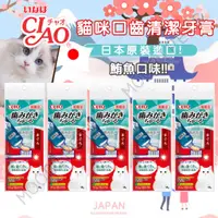 在飛比找蝦皮購物優惠-【姆比】CIAO 貓咪口腔潔齒牙膏(鮪魚口味)18g 🇯🇵日