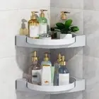 360° Rotate Storage Turntable Plastic Shower Organizer Rotate Corner Kitchen