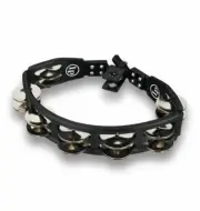 LP Cyclops Mountable Tambourine Steel - Black
