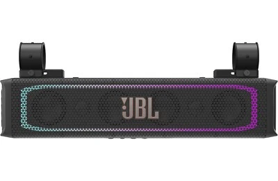 New JBL Rallybar Powered 21" Bluetooth® 8-speaker sound bar with LED lighting