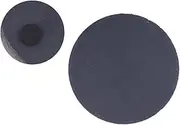 PAMINGONO 20cm Round Natural Plate Stone Tray for Sushi Pizza Cheese Black Serving Platter Tray