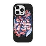 iPhone 16 Pro Impact Case Be Brave, Be Strong by Papio Press