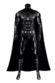 Flash Batman Bruce Wayne Michael Keaton Jumpsuit Cape Cosplay Costume Halloween