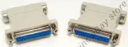 DB25 Female~F Null Modem Nul/Cross Serial RS232cable gender changer Adapter$SH{F
