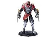 League of Legends, 6-Inch Zed Collectible Figure w/Premium Details and 2 Accessories, The Champion Collection, Collector Grade, Ages 12 and Up