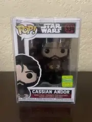 Cassian Andor 2022 Summer Convention Exclusive Funko Pop #534 With Pop Protector