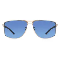 在飛比找PChome24h購物優惠-【POLICE】義大利經典金屬質感百搭款太陽眼鏡(金/藍 P
