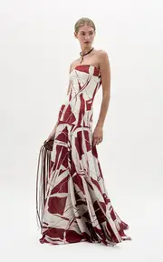 [Silvia Tcherassi] Muriel Strapless Dress