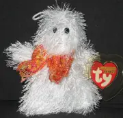 TY GHOSTERS the GHOST HALLOWEENIE BEANIE BABY - MINT with MINT TAGS