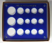 Capital Plastics Coin Holder for 1960 U.S. Proof & Mint Sets New Old Stock BLUE