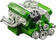 Model Engine - V8 Model Engine Kit | Car Engines Model Building Kits, Resin Engine Ornaments Kits, V8 Motor Realistic Collection Decorative Display Ornaments for Living Room Home Men Women