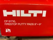 Hilti CP 617XL Firestop Putty Pads 9"x9" 20pcs Box