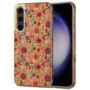 For Samsung Galaxy S23+ Case Electroplating Tpu+pc+pu Shockproof Phone Cover