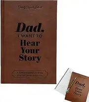 Generic Dad, I Want to Hear Your Story: A Father's Guided Journal to Share His Life & His Love, Brown Notebook Journal, Portable Notebook, for School Supplies