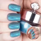 Sistaco nail powders - Glacier Blue (Holographic Range)