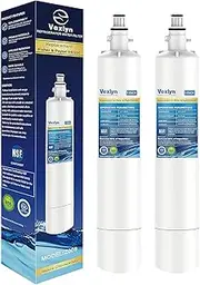 847200 Fridge Water Filter Compatible with Fisher Paykel 847200 847200-WF 847200WF 847200-2 FWC3 EFF-6049A RF522ADUX5 RF522WDRUX5 RF522BRDUB5 RF605QDUVX1 RS9120WRJ1 RS9120WLJ1 RS9120WRU,Pack of 2