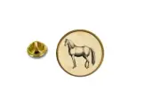pins pin's badge metal lapel hat button horse vintage