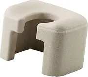 Eigell Shower Chair Commode Chair for Toilet Restroom Seniors Non Slip Bath Stool Shower Stool, White
