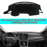 Car Auto DashMat Dashboard Cover Carpet Cape For Honda Civic 2016 -2019 10th Gen (for: Honda)
