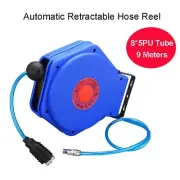 9M Automotive Mini Air Hose Reel Pneumatic PU Tube Automatic Retractable Reel