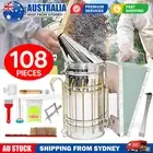 Beekeeping Equipment Tool Bee Smoker Brush Fork Hive Tool Bee Catcher Beehive AU