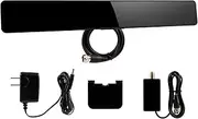 UltraPro TV Antenna, Newest 2020 Amplified Bar Design, Long Range Smart TV Indoor Antenna, Amplifier Signal Booster, Supports 4K 1080P HD Digital VHF UHF, Free HDTV Channels with Coax Cable, 47331