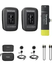 2 Person Wireless Clip On Microphone For iPhone iPad BNIB RRP $600