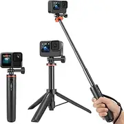 Mini Tripod for GoPro, Mini Tripod Stand with 20" Extendable Selfie-Stick for GoPro Hero 13/12/11/10/9/Max, DJI Osmo Pocket 3, Osmo Action 5 Pro/4, AKASO EK7000 und Other Action Camera