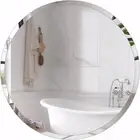round Mirror, 40.6 Cm Circle Frameless Mirror, Beveled Bathroom Mirror, round Mi