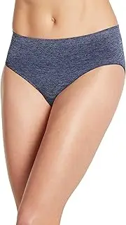 [Jockey] Women's Underwear Smooth & Shine Seamfree Heathered Hi Cut