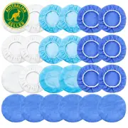 24 Pcs Car Buffing Pads, Microfiber Polishing Pad Bonnets for for Orbital Buffer