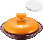 Burger Press, Non-Stick Hamburger Patty Maker Press with 100 Wax Patty