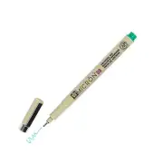 XSDK08-29 Sakura Pigma Micron 08 Marker Pen, 0.5mm Tip, Green, Pack of 12