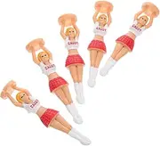Yardwe Golf Practice Tees Pcs Cheerleader Theme Golf Pegs for Driving Range Tee Holder