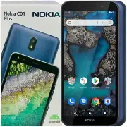 BNIB Nokia C01 Plus Dual SIM 16GB + 1GB Blue Factory Unlocked 4G/LTE OEM