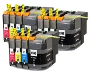 12P Ink Tanks Compatible with Brother LC20e MFC-J775DW MFC-J775DWL MFC-J985DW XL