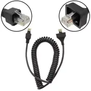 Walkie Talkie 8PIN Microphone Mic Cable Cord For KMC-30 KMC-32 KMC35 KMC-36 DTMF