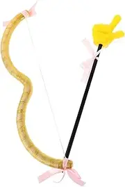 Generic Valentines Day Cupid Costume Kit Newborn Arrow And Bow Set Cupid Outfits Photo Props For Kids Adults Halloween Cosplay Costume Accessories Yellow