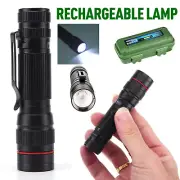 Mini Rechargeable USB 1200000LM LED Flashlight Super Bright Torch Tactical Light