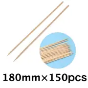 Bamboo Skewers 150 Pieces Pack 180mm 7.09inch Sticks BBQ Kebab Yakitori Daiso